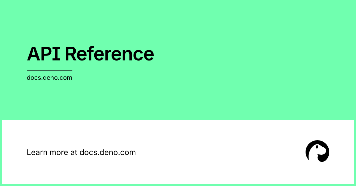 API Reference