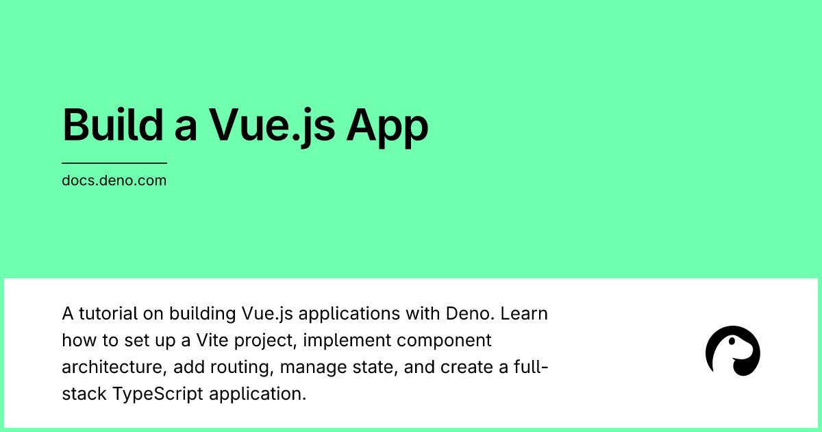 Build a Vue.js App