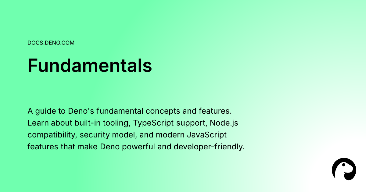 Fundamentals