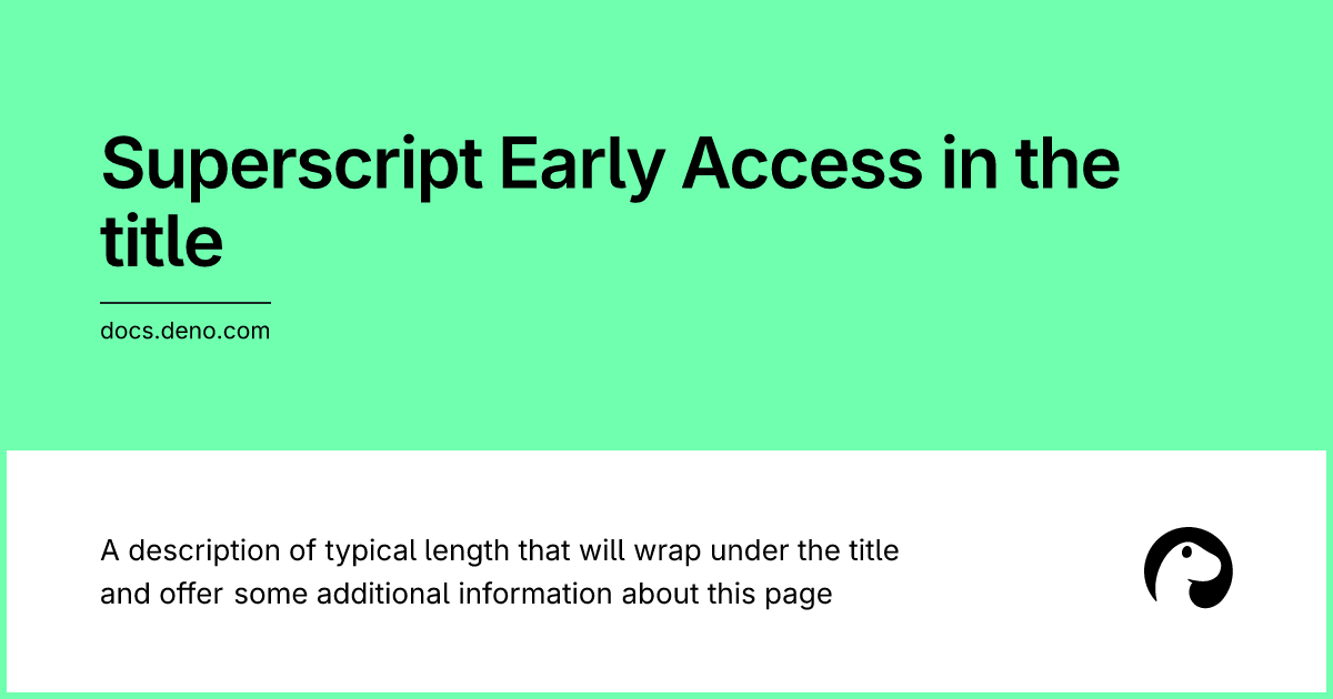 Example OG image with superscript in the title